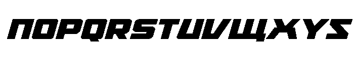 Kremlingrad Expanded Italic Font UPPERCASE