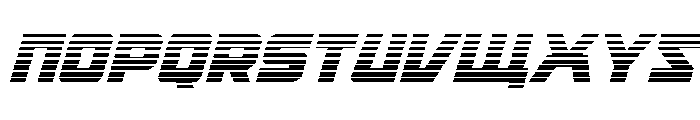 Kremlingrad Gradient Italic Font UPPERCASE