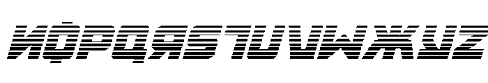Kremlingrad Gradient Italic Font LOWERCASE