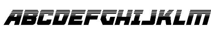 Kremlingrad Halftone Italic Font UPPERCASE
