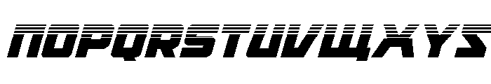 Kremlingrad Halftone Italic Font UPPERCASE