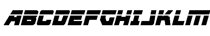 Kremlingrad Laser Italic Font UPPERCASE