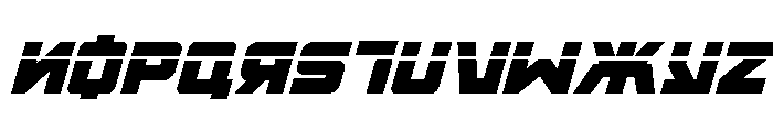 Kremlingrad Laser Italic Font LOWERCASE