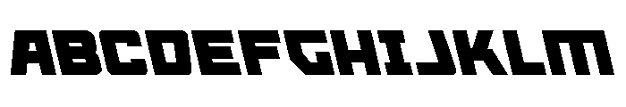 Kremlingrad Leftalic Font UPPERCASE