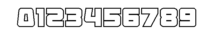 Kremlingrad Outline Font OTHER CHARS