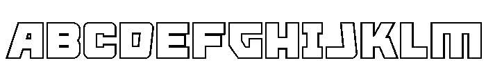 Kremlingrad Outline Font UPPERCASE
