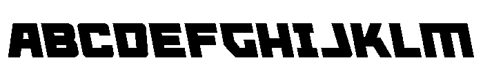Kremlingrad Semi-Leftalic Font UPPERCASE