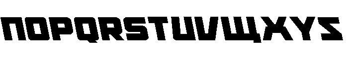 Kremlingrad Semi-Leftalic Font UPPERCASE