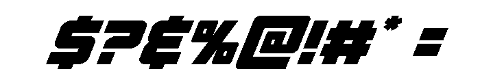 Kremlingrad Super-Italic Font OTHER CHARS