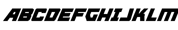 Kremlingrad Super-Italic Font UPPERCASE