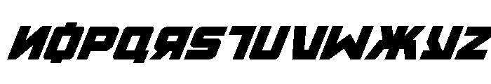 Kremlingrad Super-Italic Font LOWERCASE
