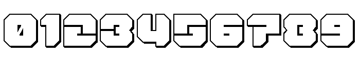 Krieger 3D Font OTHER CHARS