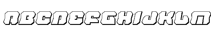 Krieger Bell 3D Italic FONT