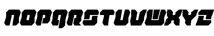 Krieger Bell Condensed Italic Font LOWERCASE