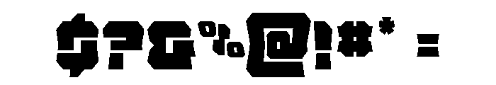 Krieger Bell Condensed Font OTHER CHARS