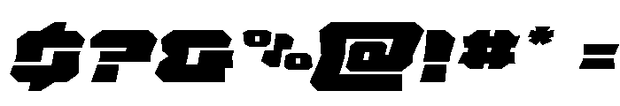 Krieger Bell Expanded Italic Font OTHER CHARS