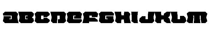 Krieger Bell Expanded Font UPPERCASE