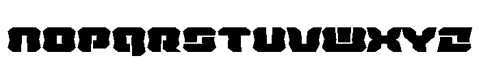 Krieger Bell Expanded Font LOWERCASE