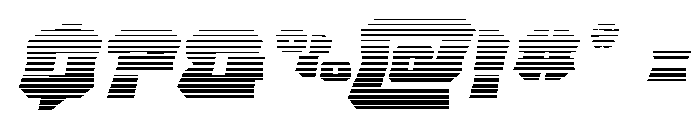 Krieger Bell Gradient Italic Font OTHER CHARS