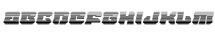 Krieger Bell Gradient Italic Font UPPERCASE