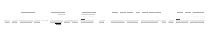 Krieger Bell Gradient Italic Font UPPERCASE