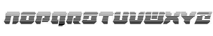 Krieger Bell Gradient Italic Font LOWERCASE