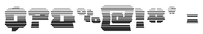 Krieger Bell Gradient Font OTHER CHARS