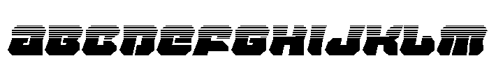 Krieger Bell Halftone Italic Font UPPERCASE