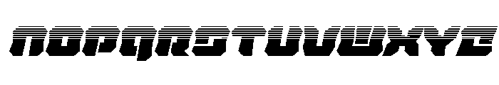 Krieger Bell Halftone Italic Font LOWERCASE