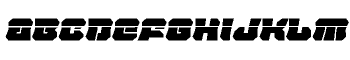 Krieger Bell Laser Italic Font UPPERCASE