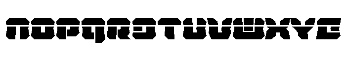 Krieger Bell Laser Font LOWERCASE