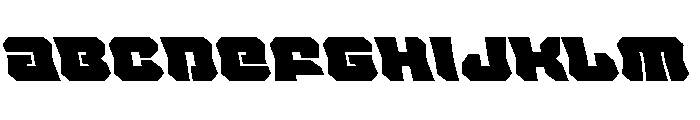 Krieger Bell Leftalic Font UPPERCASE