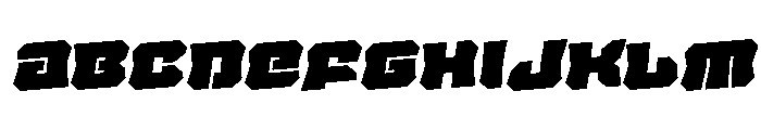 Krieger Bell Rotalic Font UPPERCASE