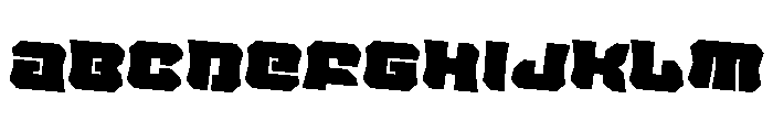 Krieger Bell Rotated 2 Font UPPERCASE