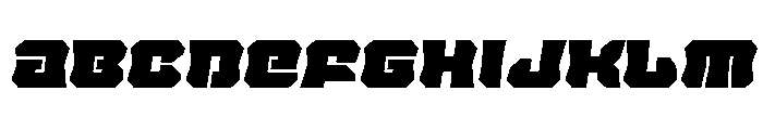 Krieger Bell Semi-Italic Font UPPERCASE