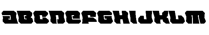 Krieger Bell Semi-Leftalic Font UPPERCASE