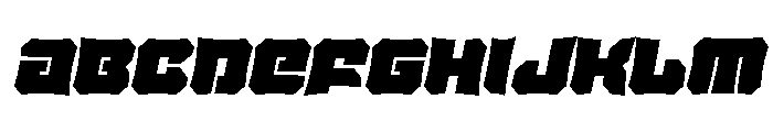 Krieger Bell Spiked Italic Font UPPERCASE