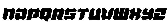 Krieger Bell Spiked Italic Font UPPERCASE