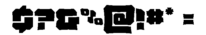 Krieger Bell Spiked Font OTHER CHARS