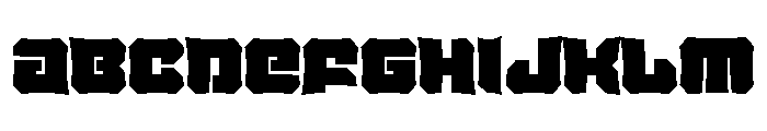 Krieger Bell Spiked Font UPPERCASE