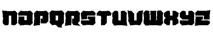 Krieger Bell Spiked Font UPPERCASE
