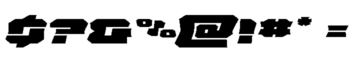 Krieger Bell Wide Italic Font OTHER CHARS