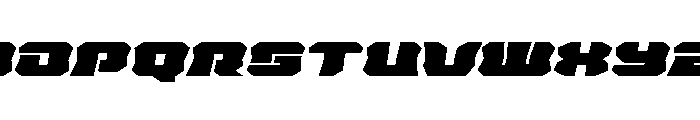 Krieger Bell Wide Italic Font UPPERCASE