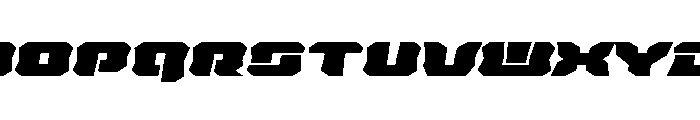 Krieger Bell Wide Italic Font LOWERCASE