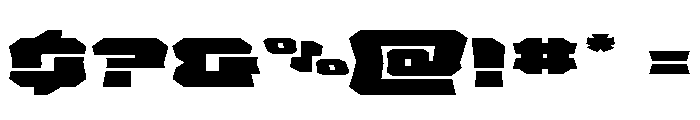 Krieger Bell Wide Font OTHER CHARS