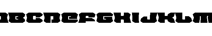 Krieger Bell Wide Font UPPERCASE
