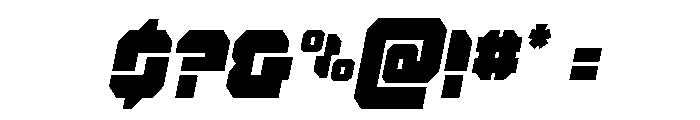 Krieger Condensed Italic Font OTHER CHARS