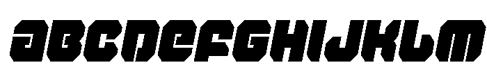 Krieger Condensed Italic Font UPPERCASE
