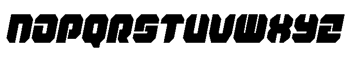 Krieger Condensed Italic Font UPPERCASE