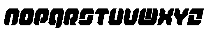Krieger Condensed Italic Font LOWERCASE